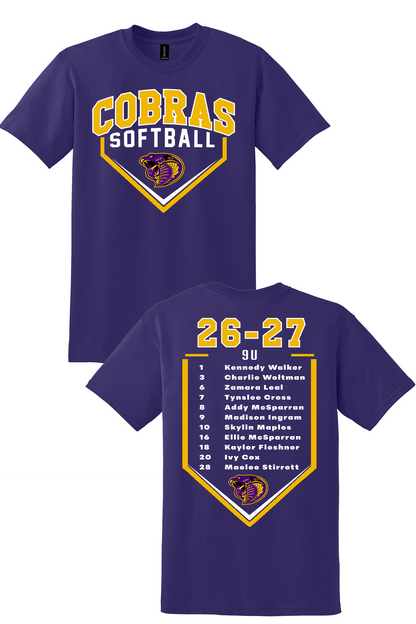 Cross 9U Team Shirt