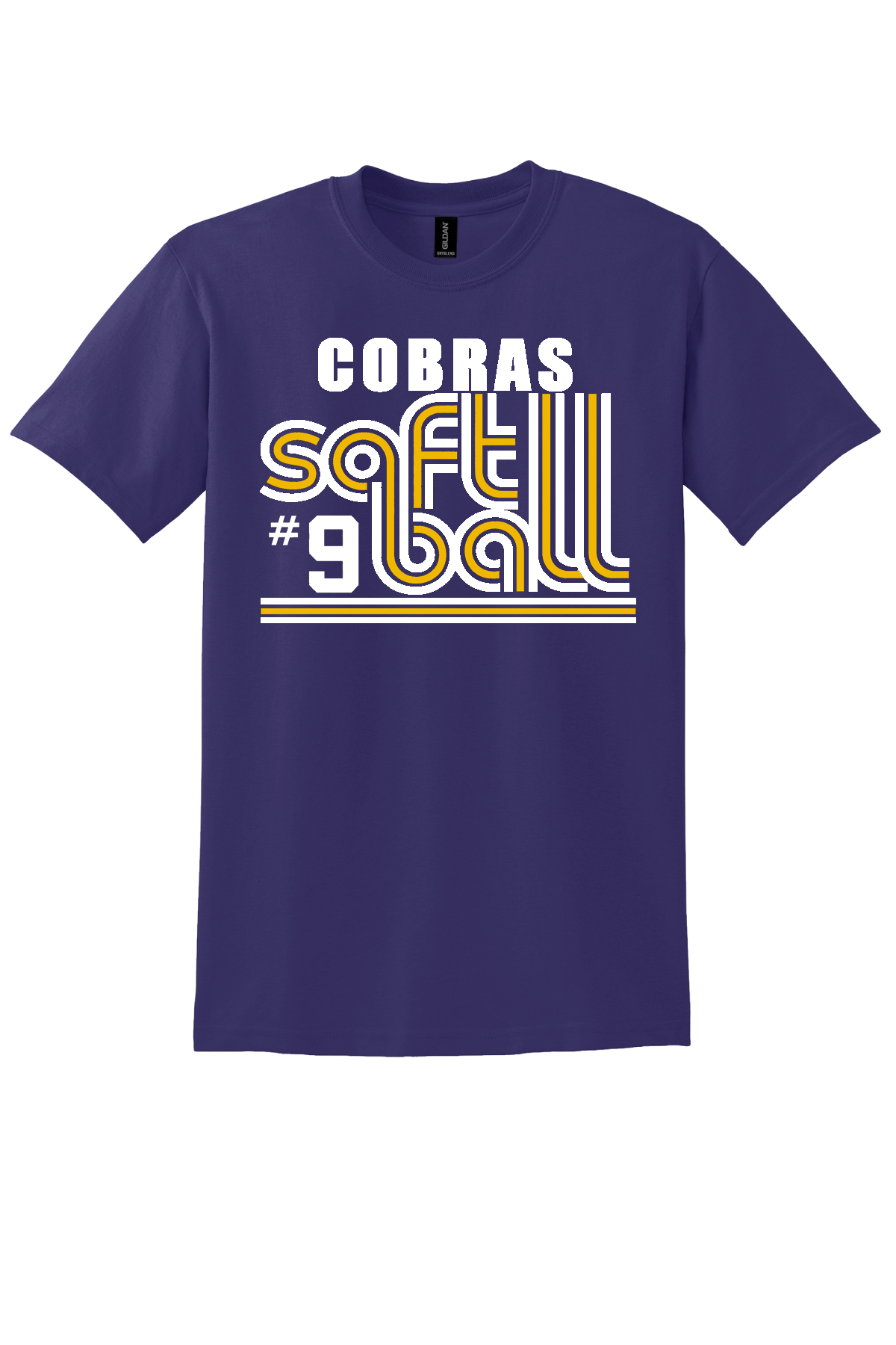 Retro Cobras Softball Logo