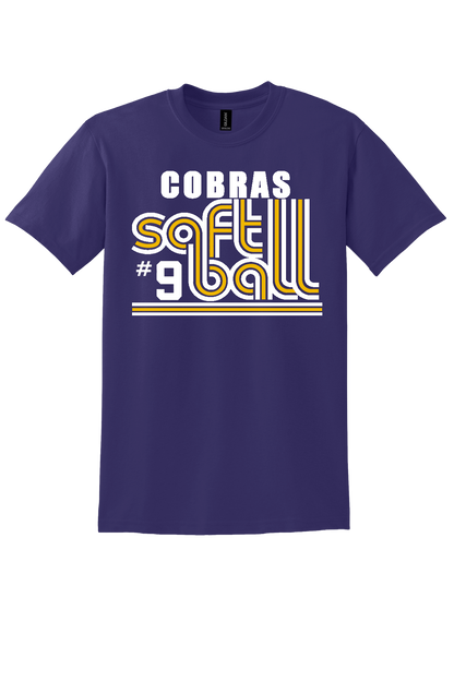 Retro Cobras Softball Logo