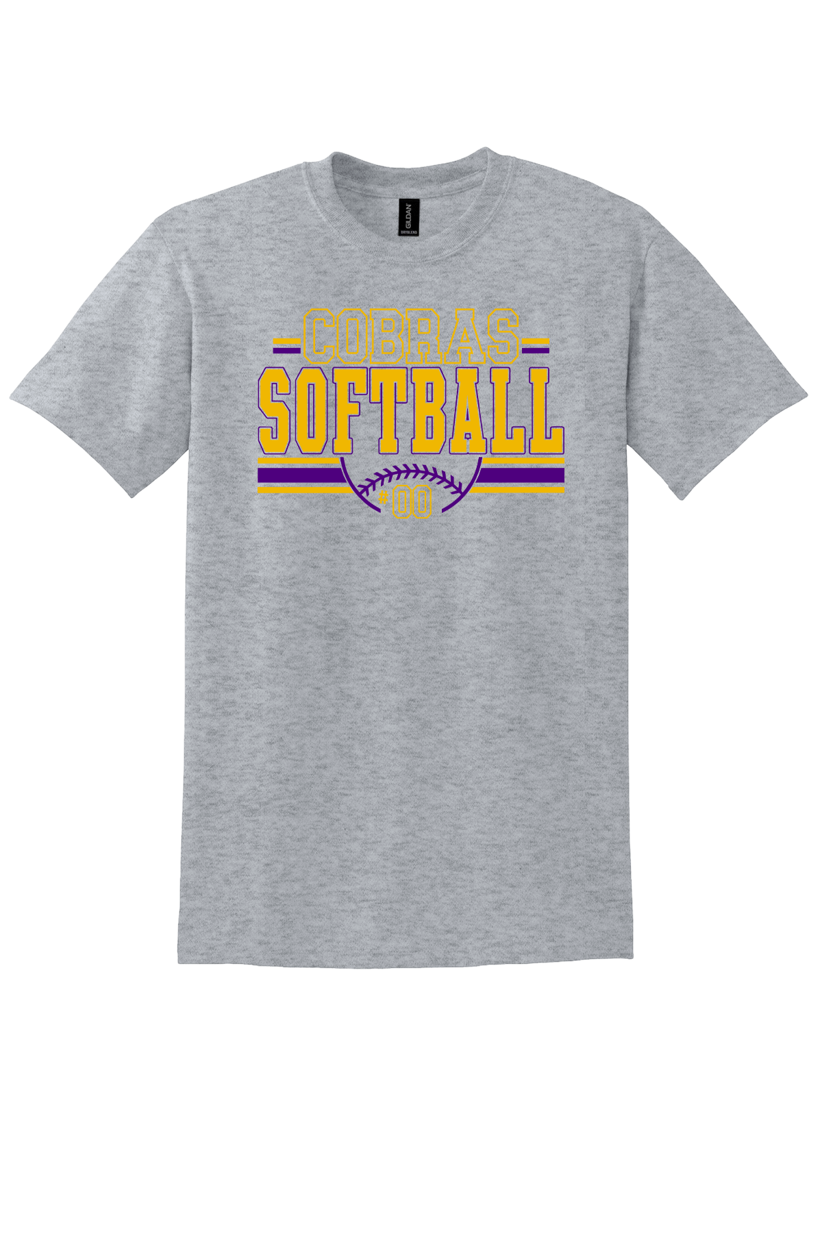 Cobras Softball Number Vintage