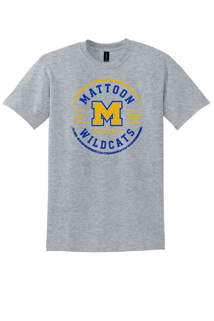 Wildcats Distressed Circle