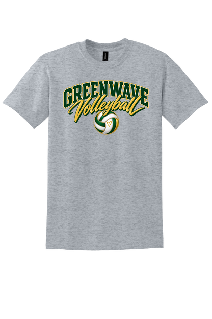 Greenwave Volleyball Heart