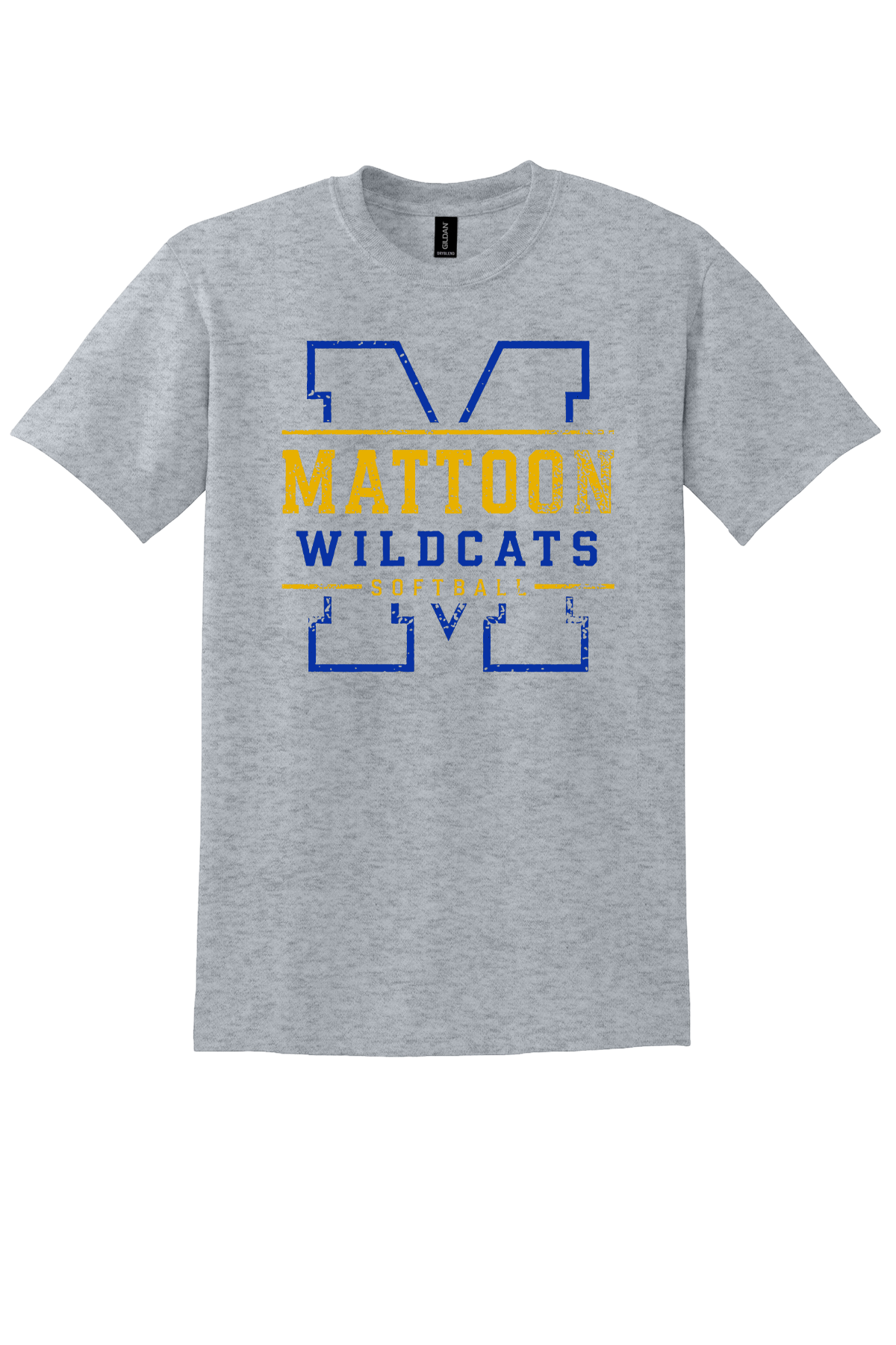 Wildcats Distressed M Softball