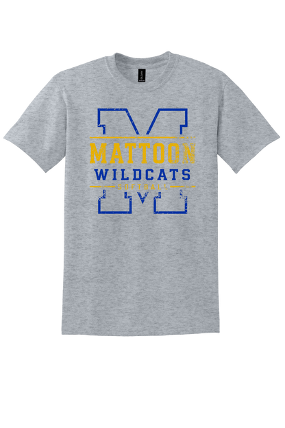Wildcats Distressed M Softball