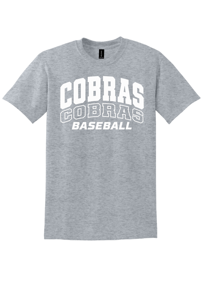 Cobras Baseball Outline White Version