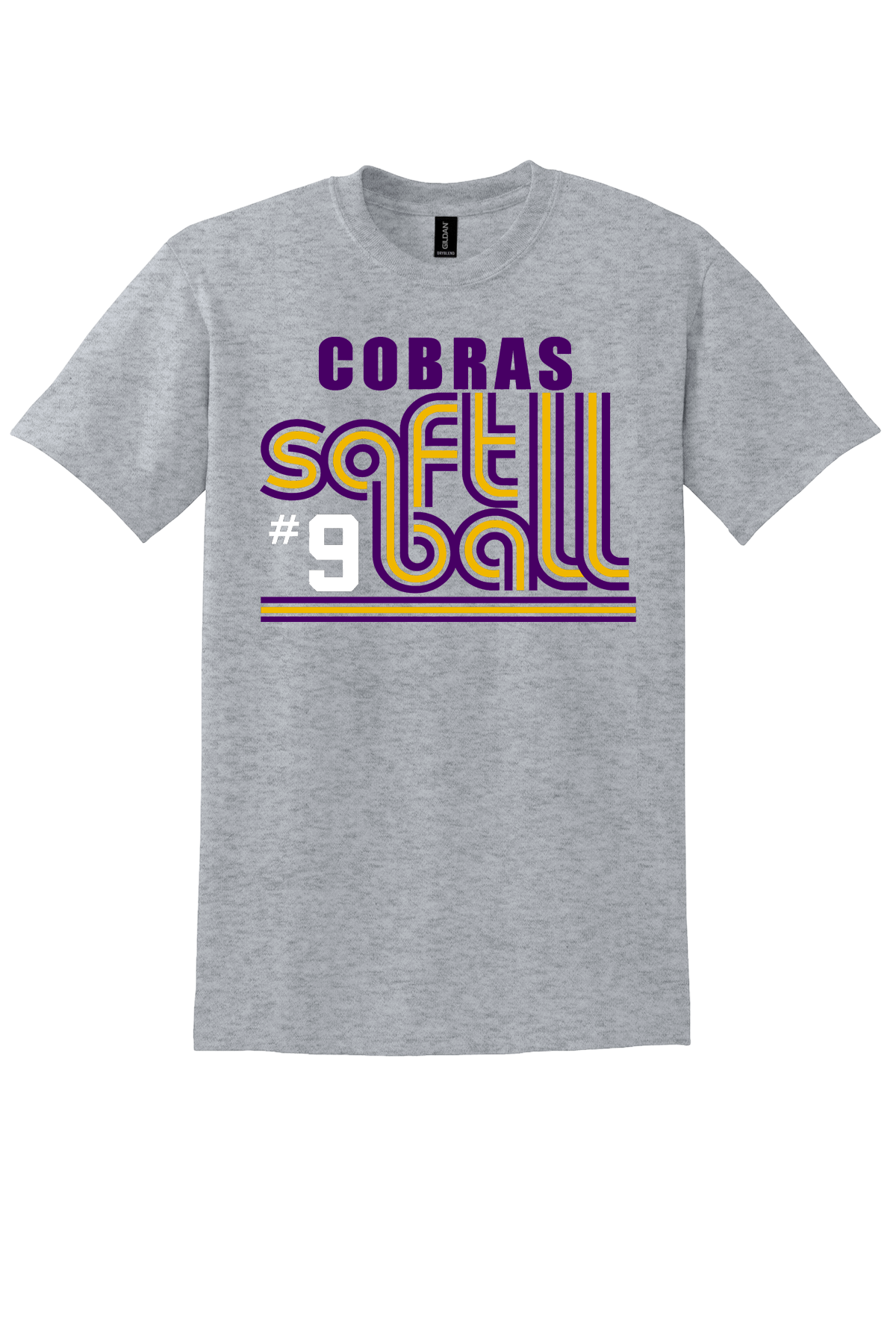Retro Cobras Softball Logo