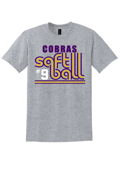 Retro Cobras Softball Logo