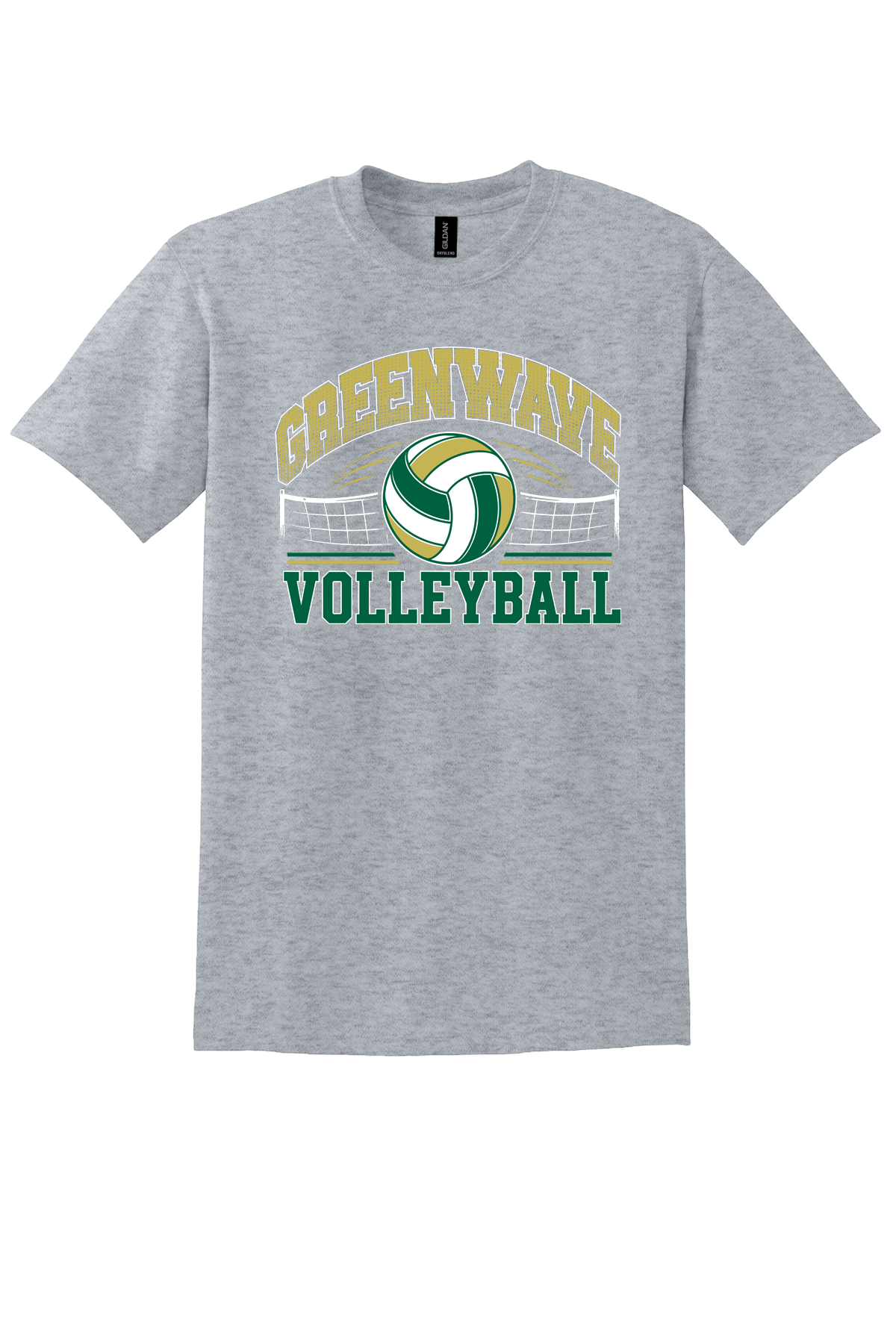 Greenwave Volleyball Halftone