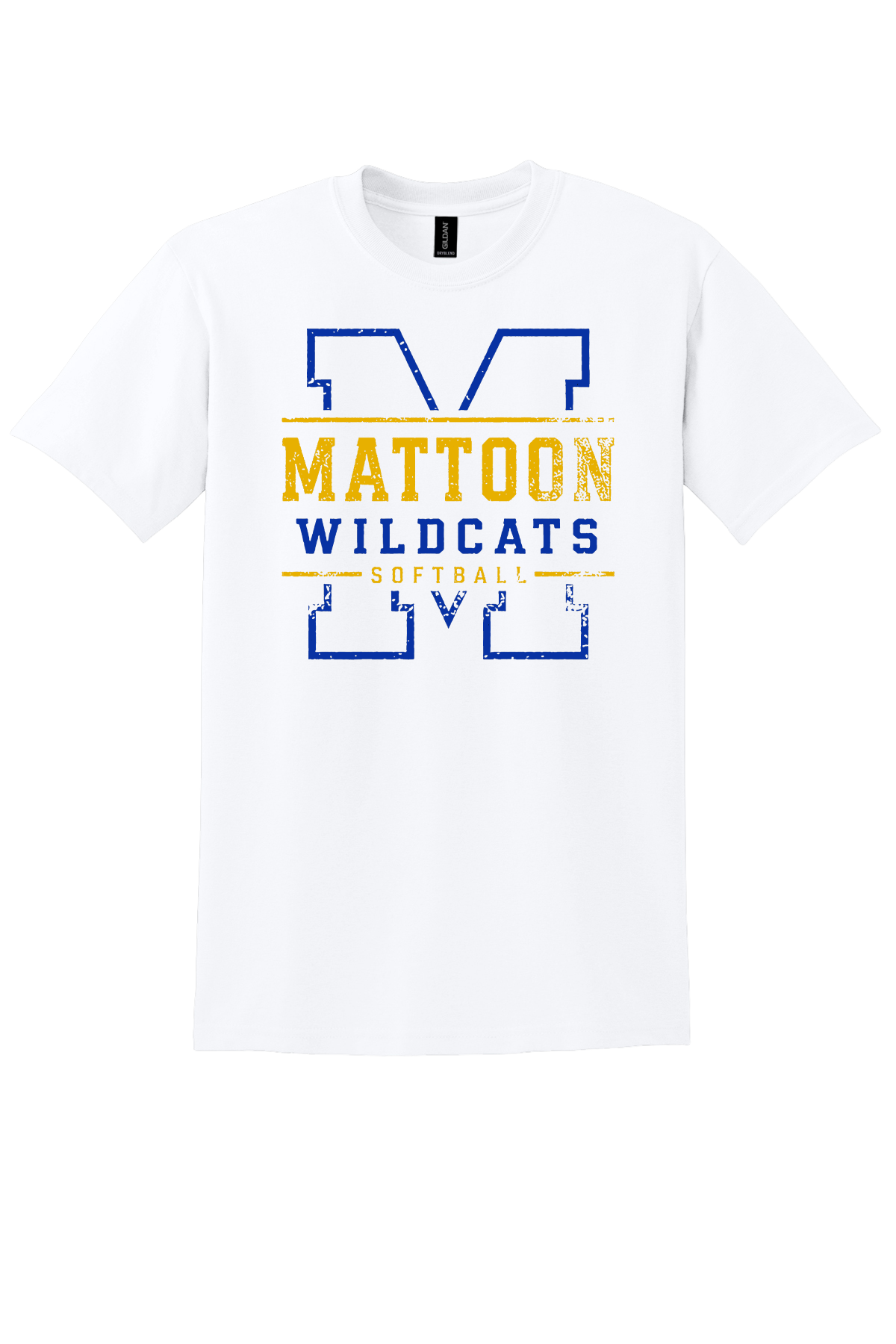 Wildcats Distressed M Softball
