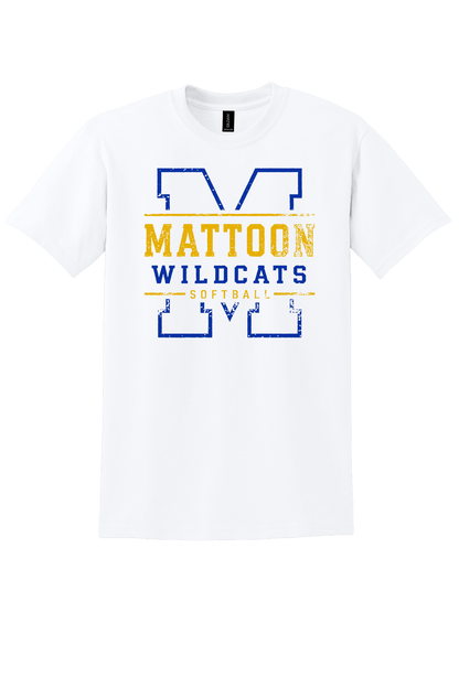 Wildcats Distressed M Softball