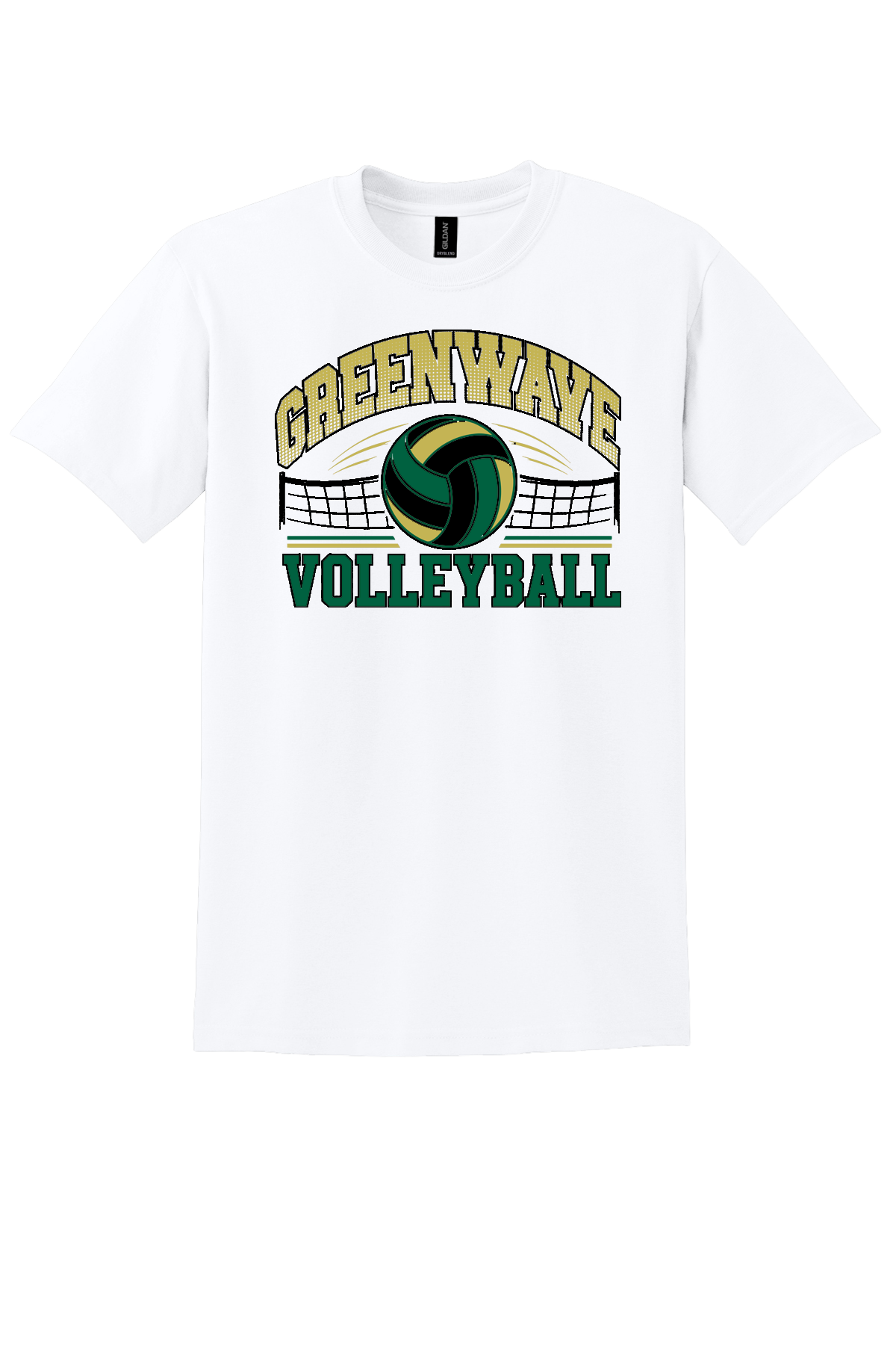 Greenwave Volleyball Halftone