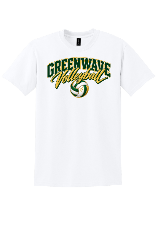 Greenwave Volleyball Heart