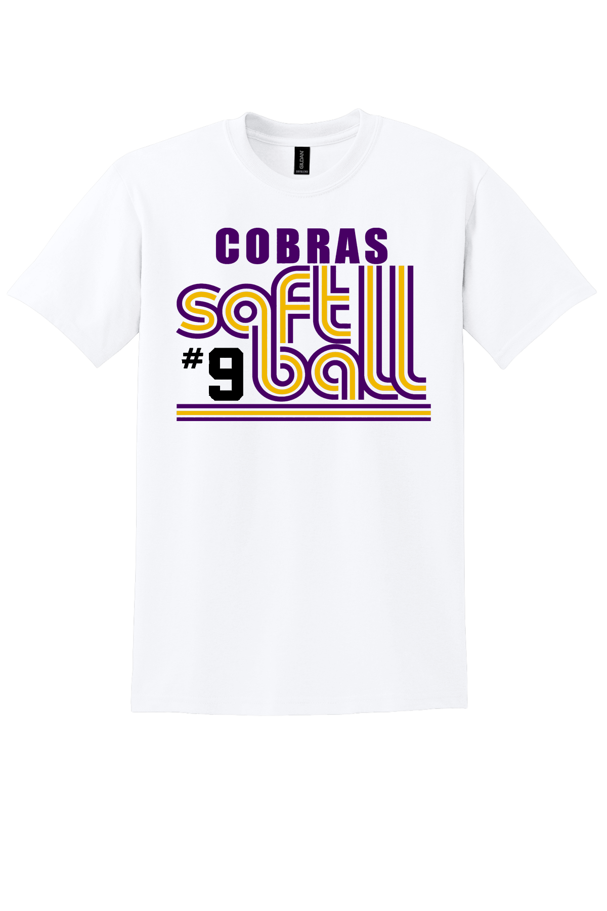 Retro Cobras Softball Logo