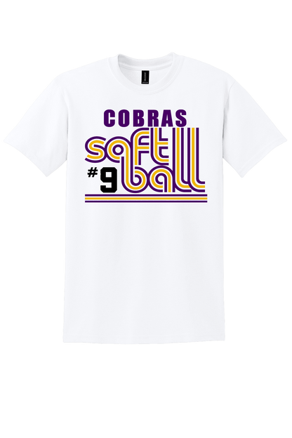 Retro Cobras Softball Logo