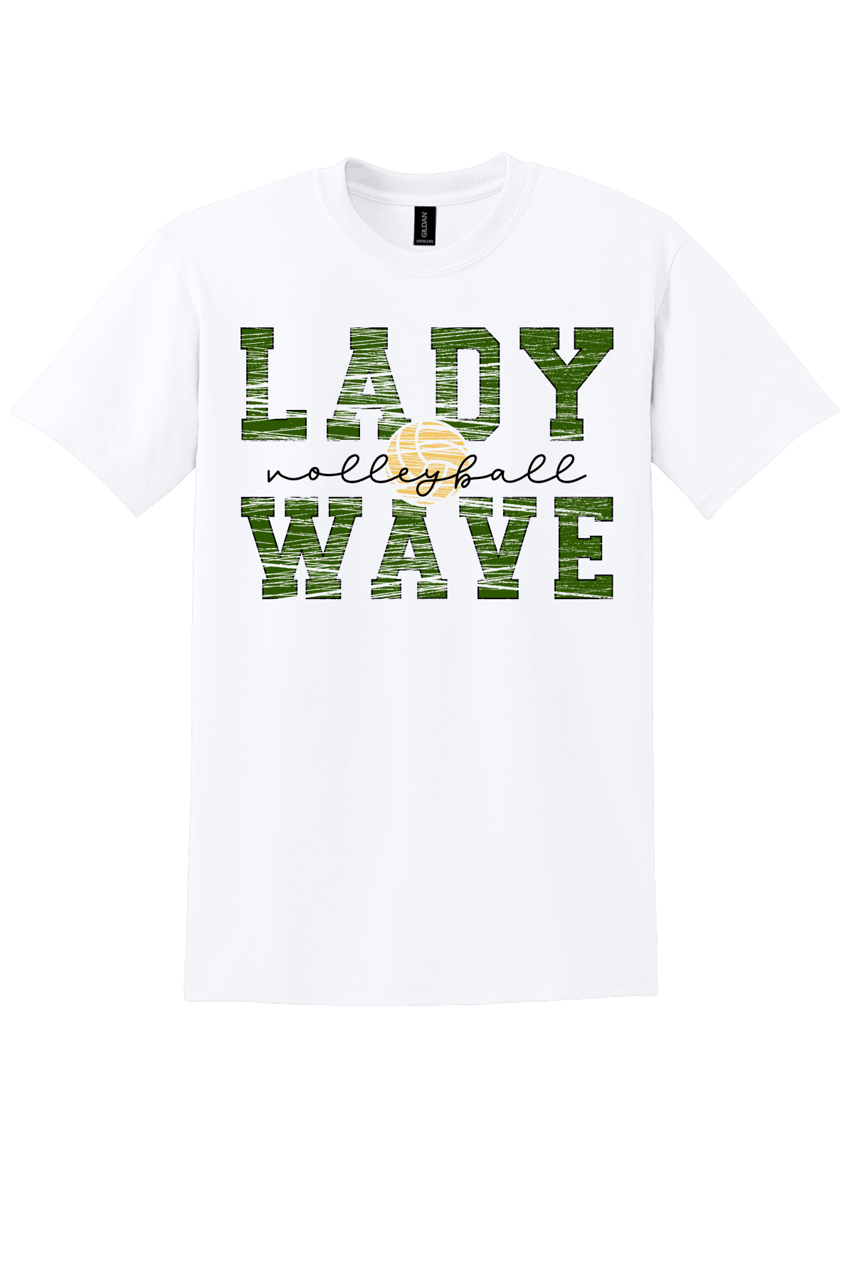 Lady Wave Volleyball Distressed