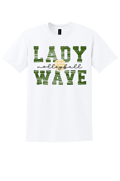 Lady Wave Volleyball Distressed