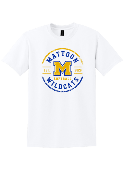 Wildcats Distressed Circle