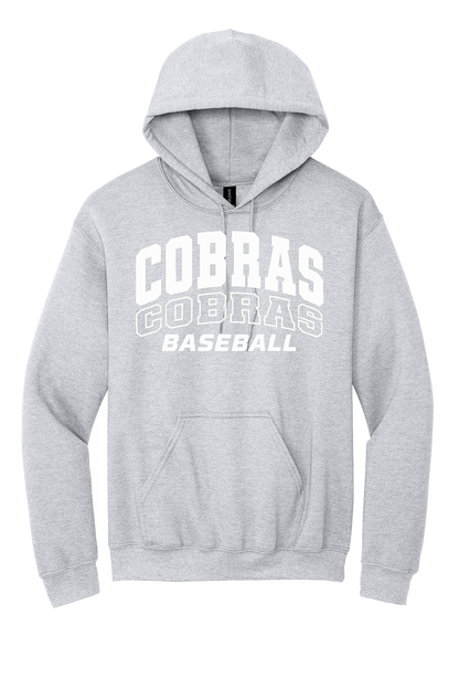 Cobras Baseball Outline White Version