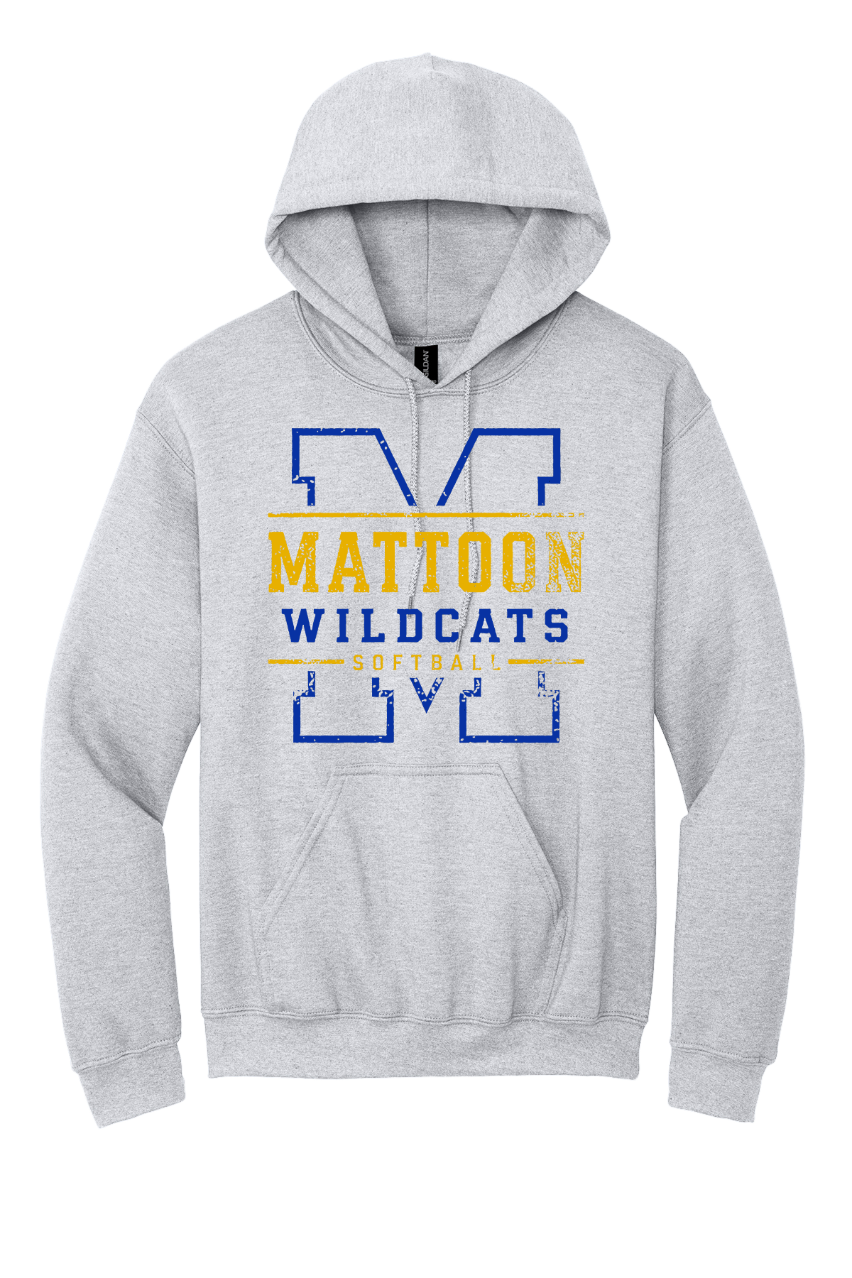 Wildcats Distressed M Softball