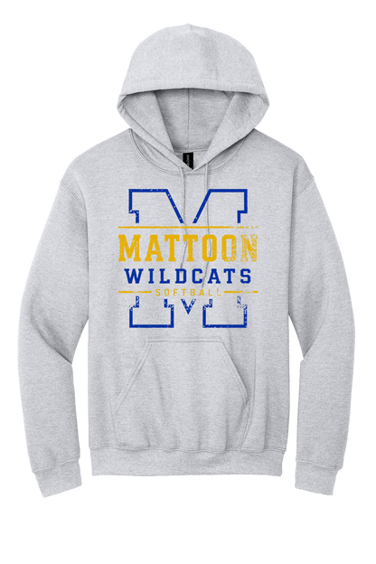 Wildcats Distressed M Softball