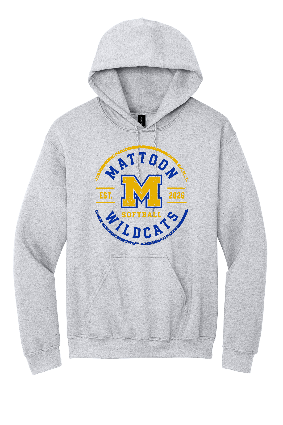 Wildcats Distressed Circle