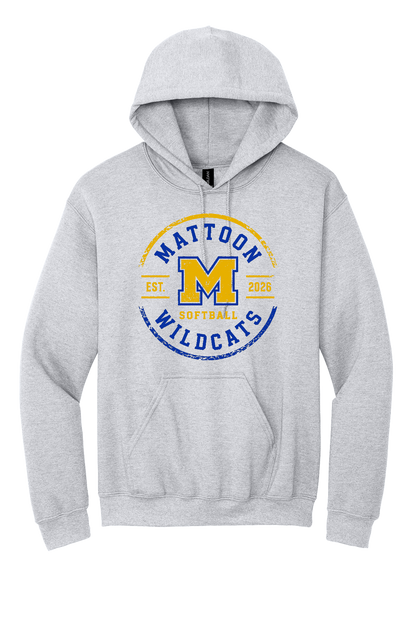 Wildcats Distressed Circle