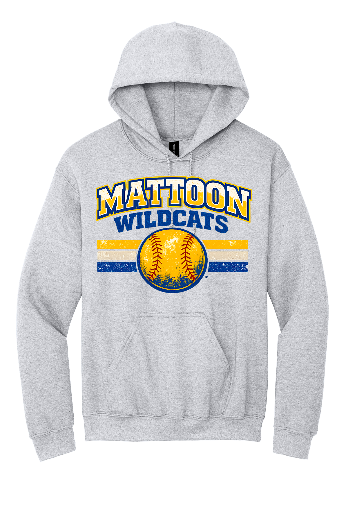 Wildcats Distressed Softball