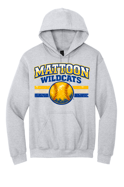 Wildcats Distressed Softball