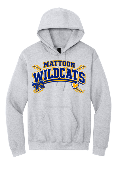Wildcats Softball Heart&Bow