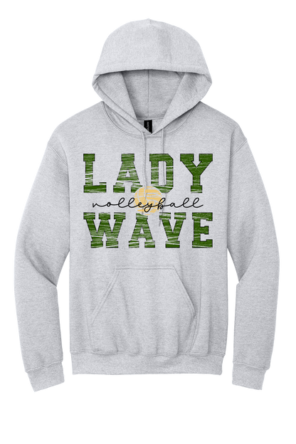 Lady Wave Volleyball Distressed