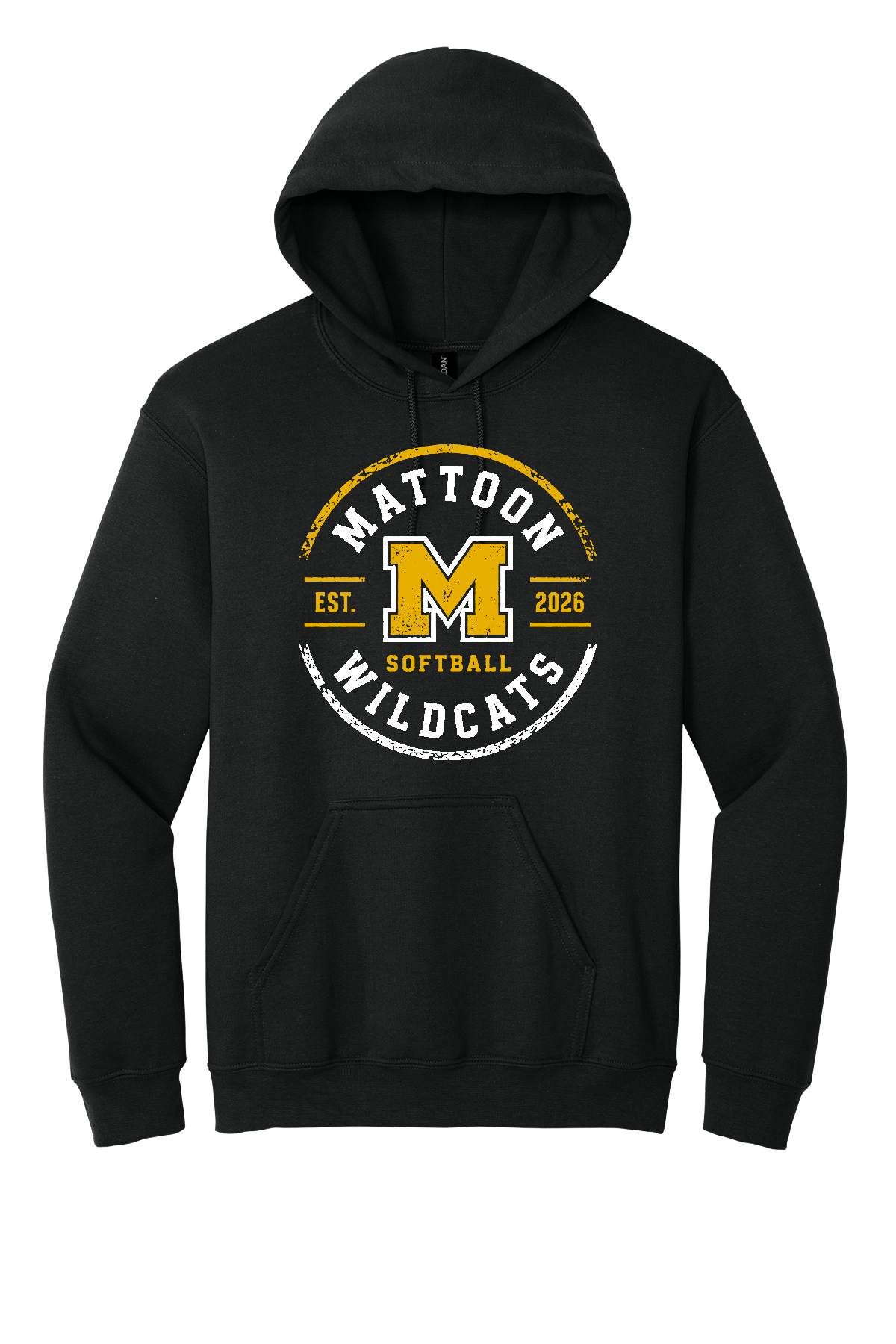 Wildcats Distressed Circle