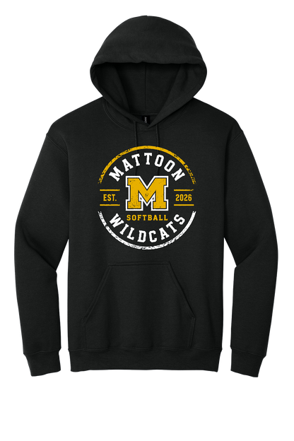 Wildcats Distressed Circle