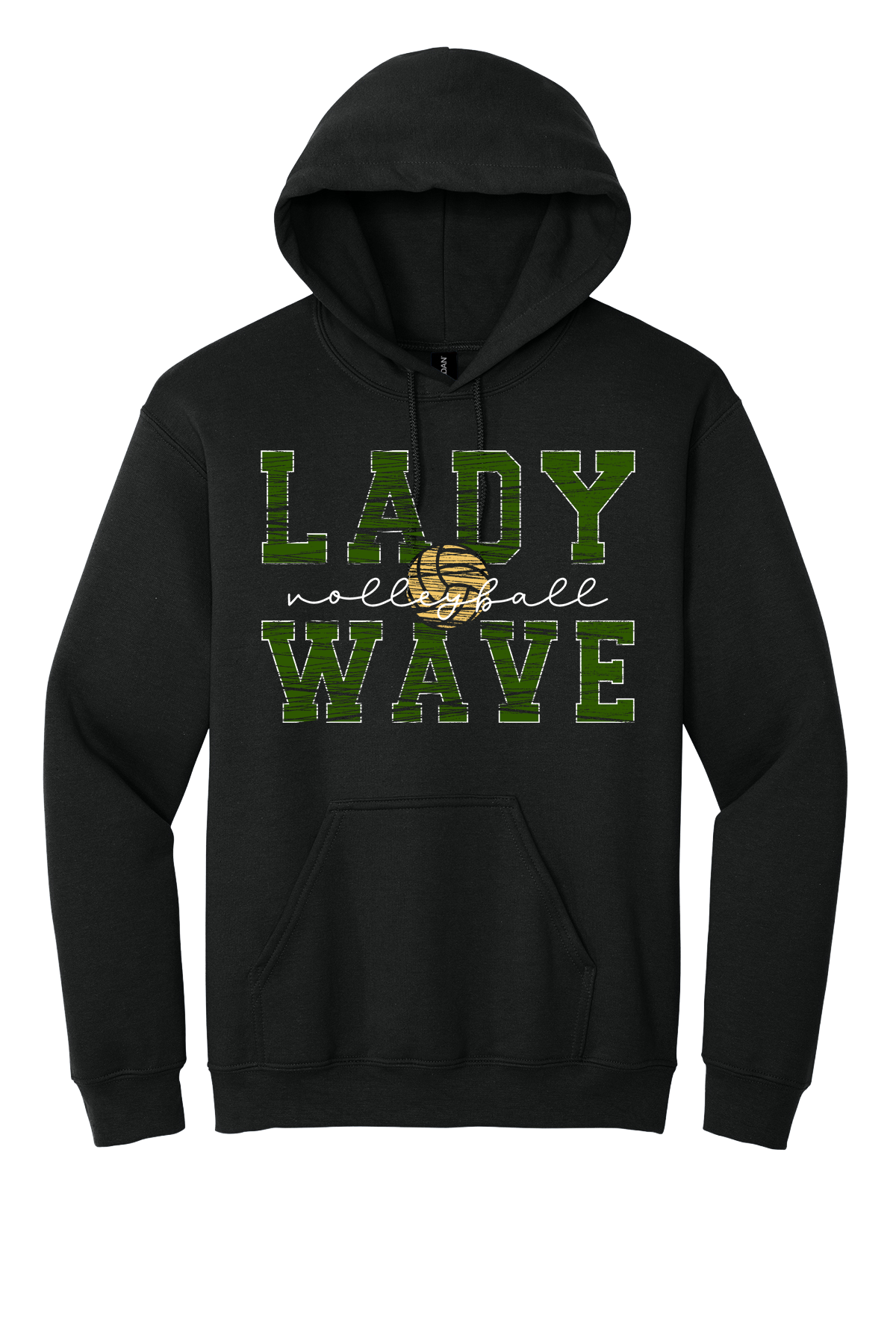 Lady Wave Volleyball Distressed