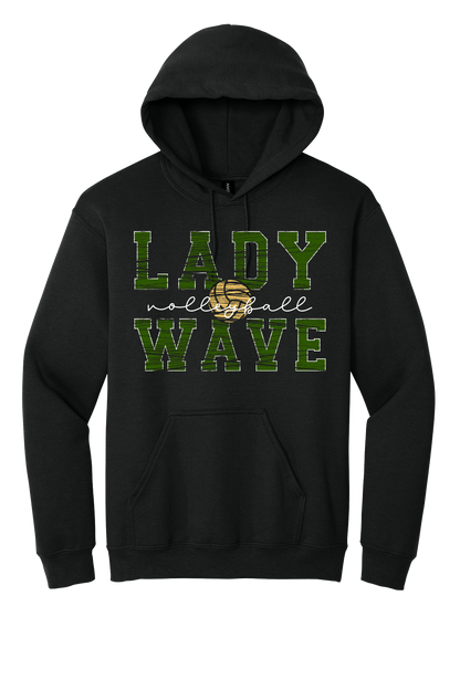Lady Wave Volleyball Distressed