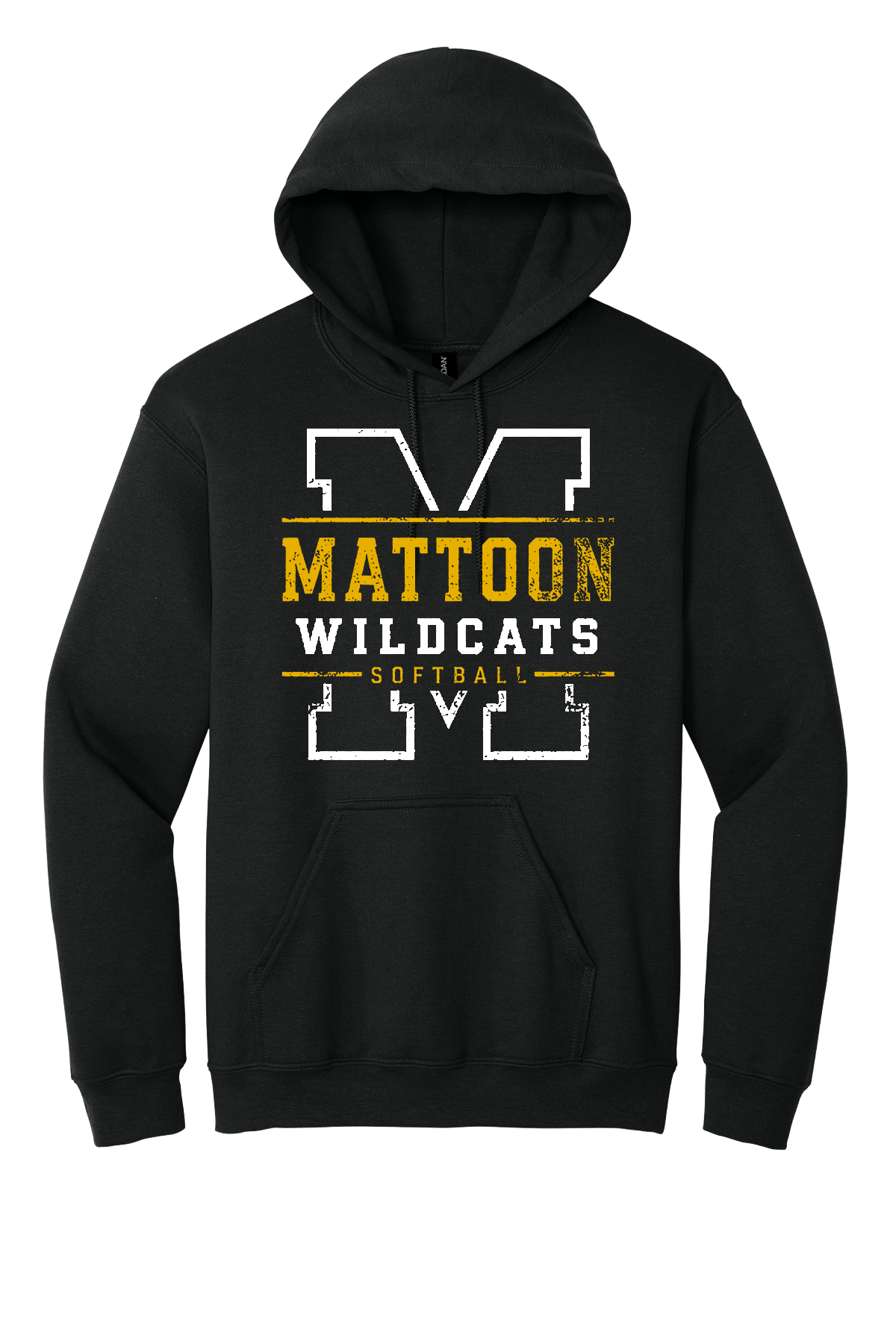 Wildcats Distressed M Softball