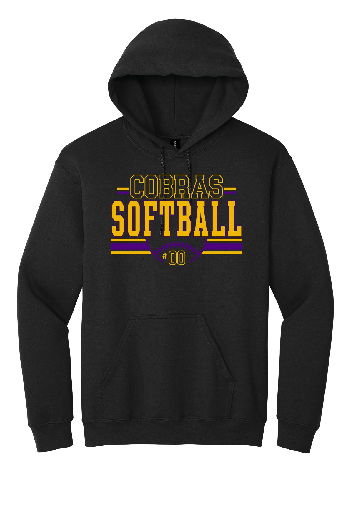 Cobras Softball Number Vintage