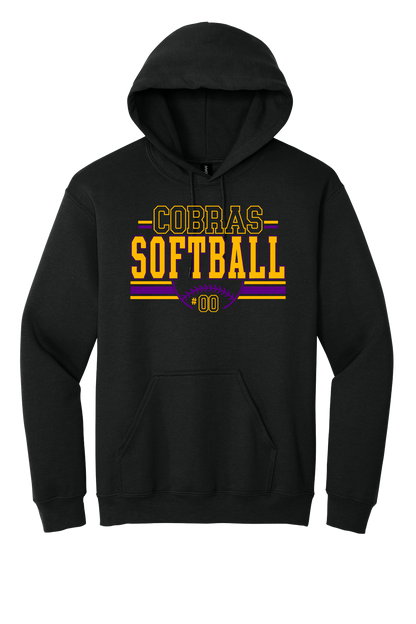 Cobras Softball Number Vintage