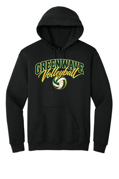 Greenwave Volleyball Heart