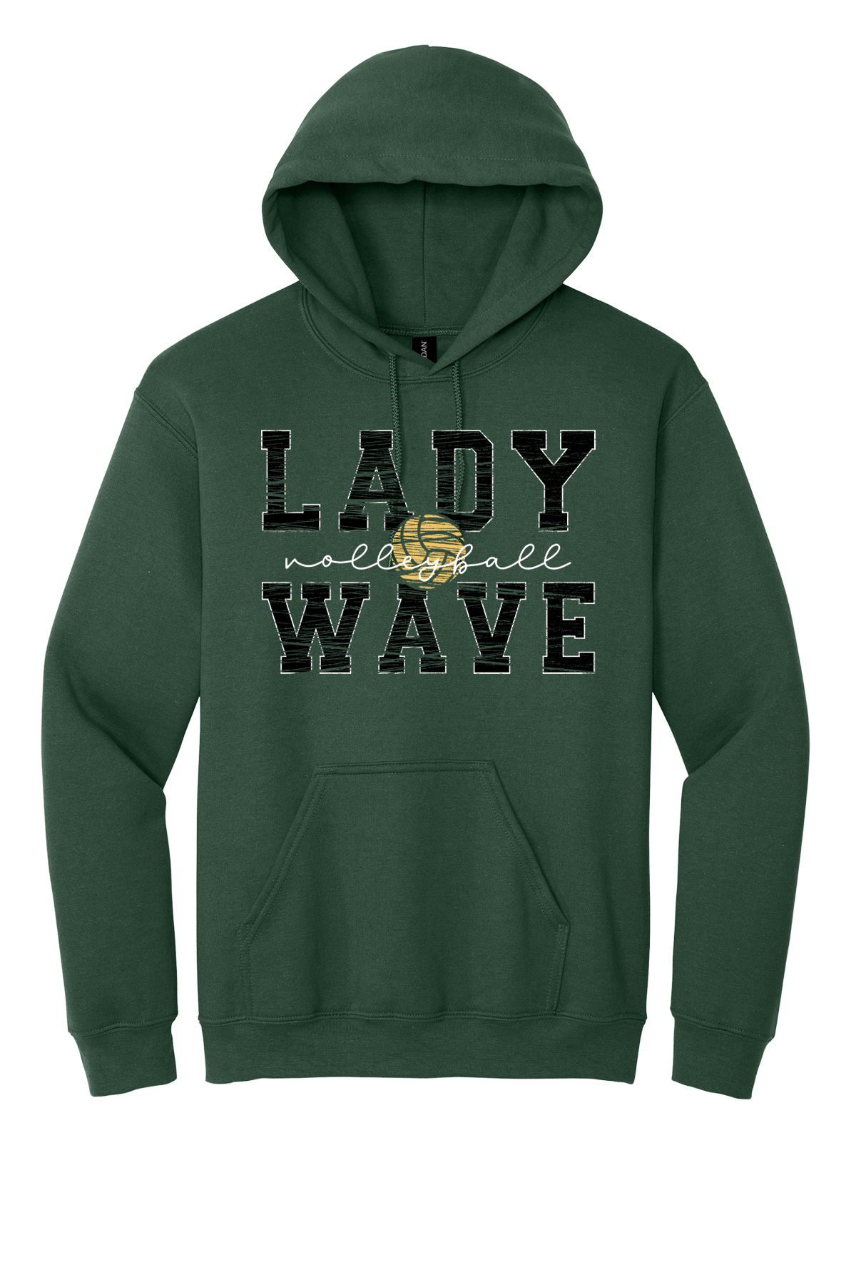 Lady Wave Volleyball Distressed