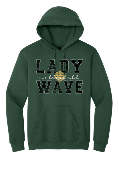 Lady Wave Volleyball Distressed