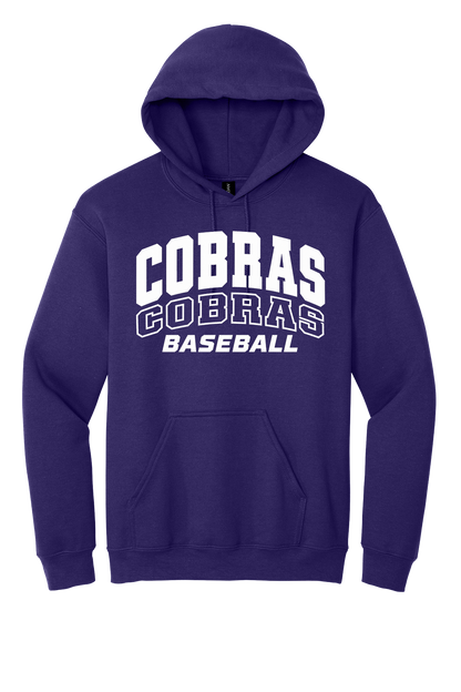 Cobras Baseball Outline White Version
