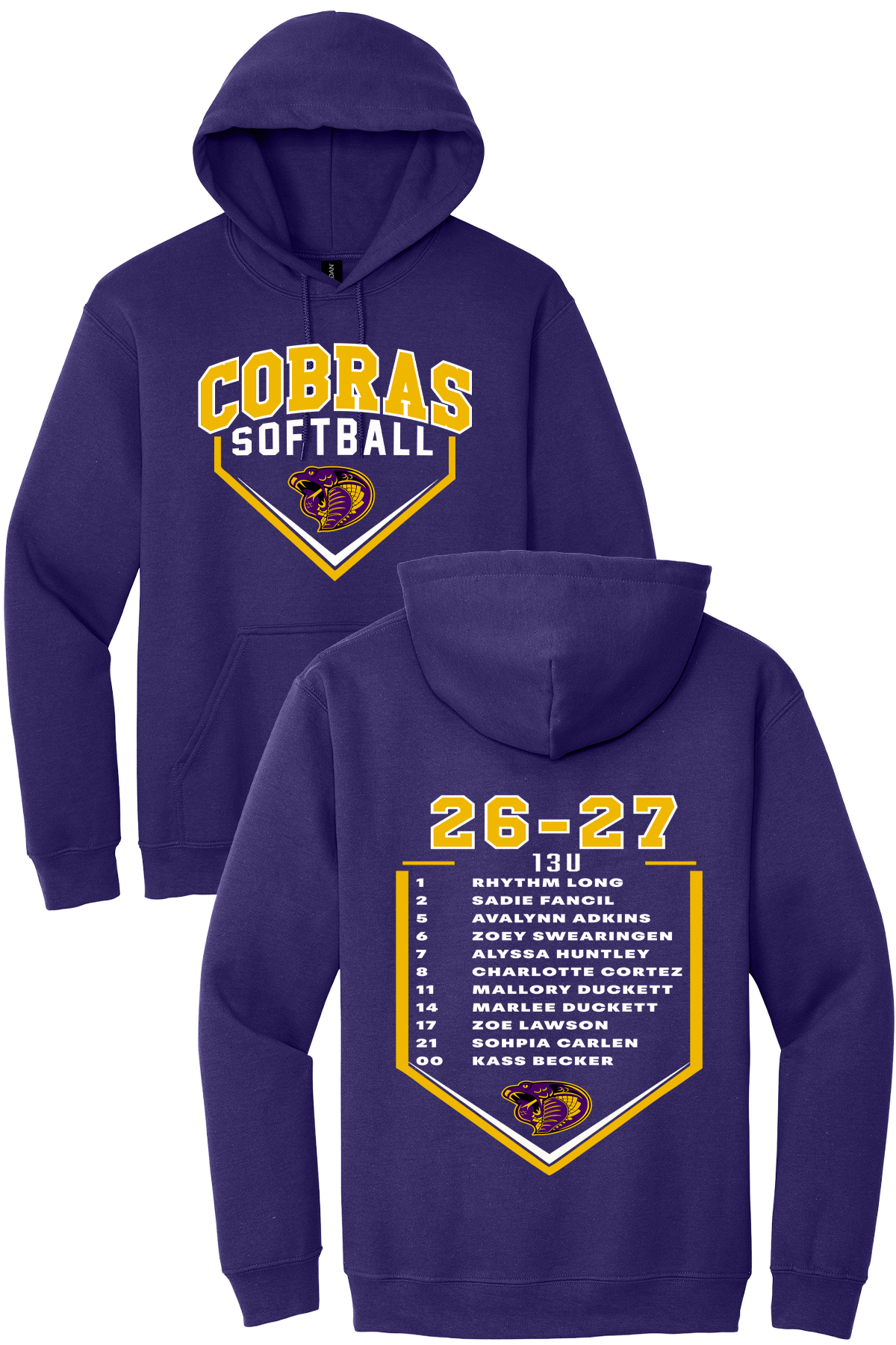 Duffy 13U Team Hoodie