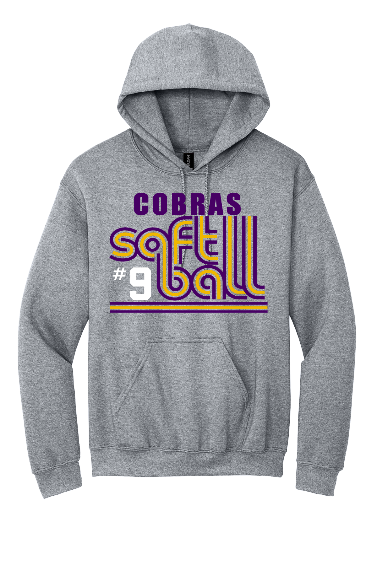 Retro Cobras Softball Logo