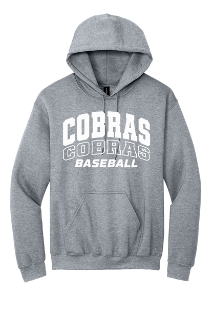 Cobras Baseball Outline White Version