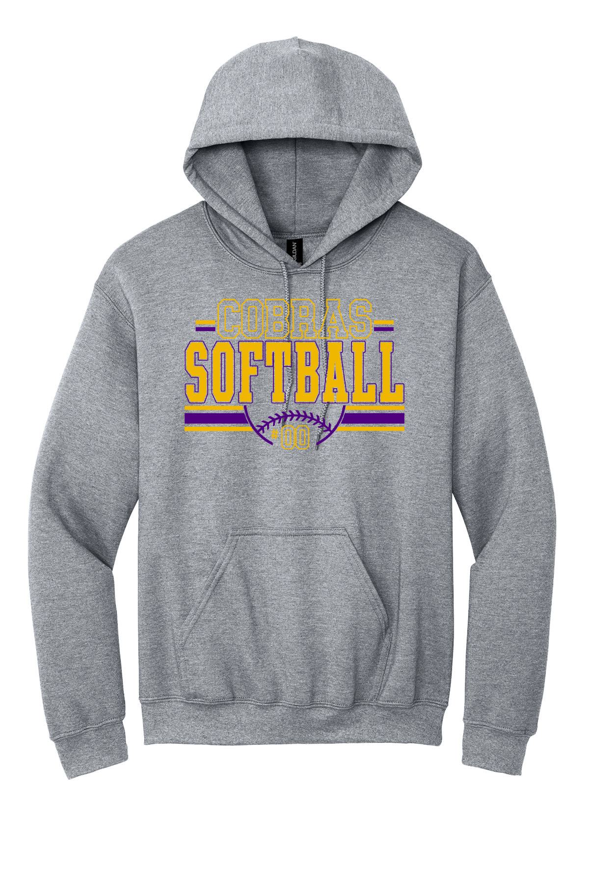 Cobras Softball Number Vintage