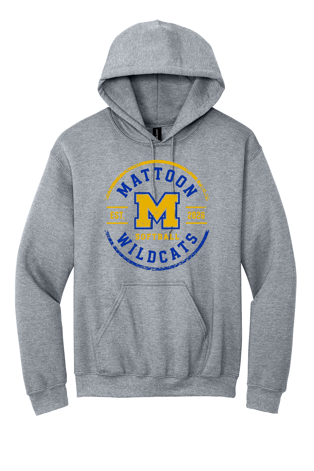 Wildcats Distressed Circle