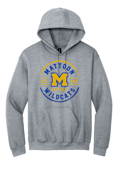Wildcats Distressed Circle