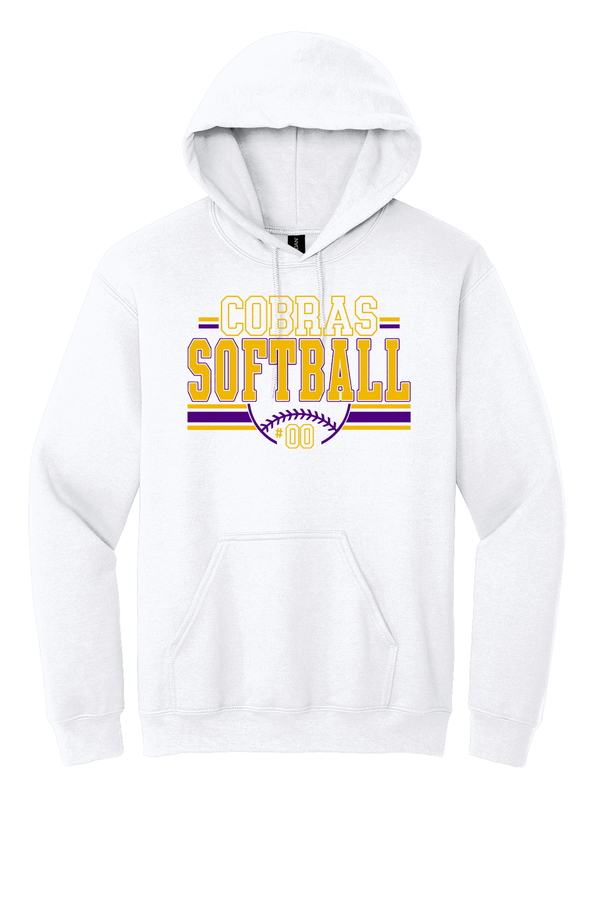 Cobras Softball Number Vintage