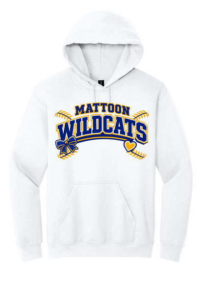 Wildcats Softball Heart&Bow