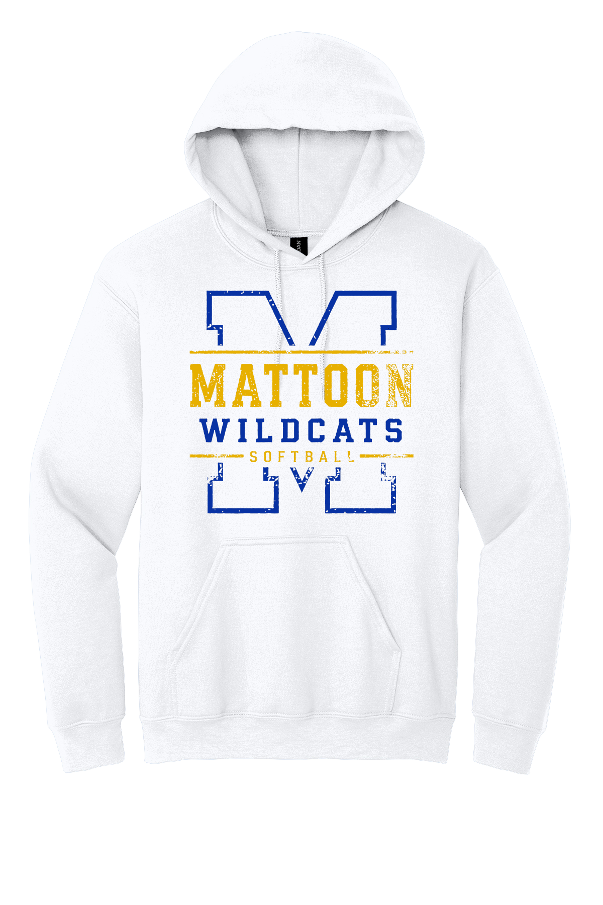 Wildcats Distressed M Softball